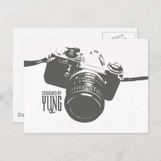  camera briefkaart (Voorkant / Achterkant)