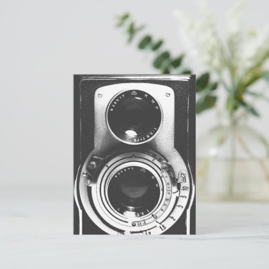  camera briefkaart (Staand voorkant)