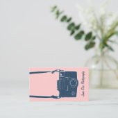 Camera Business, Roze Fotografie Antiek Film Visitekaartje (Staand voorkant)