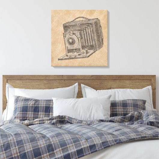 camera canvas afdruk (Insitu (Slaapkamer))