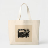  Camera Canvas tas - Retro Fotografie Shoppi (Voorkant)