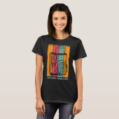 Camera Capture Memories Retro Design Foto T-shirt (Voorkant volledig)