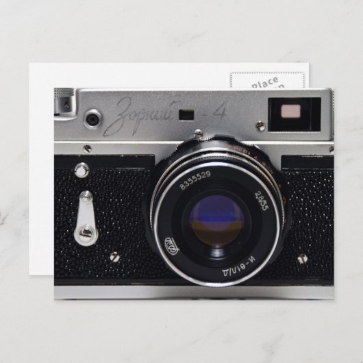 CAMERA-Collectie 02 Russisch exemplaar van L Briefkaart (Voorkant / Achterkant)