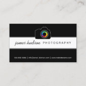 Camera Colorful Shutter-fotografie Visitekaartje (Voorkant)