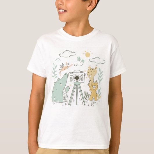 Camera Critters T-shirt (Voorkant)