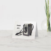 Camera dank je kaart (Voorkant)