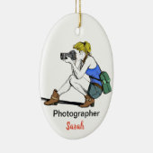 Camera, die achteraan zit - Pas keramische decorat Keramisch Ornament (Rechts)
