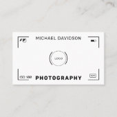 Camera doel stijl visitekaartje (Voorkant)