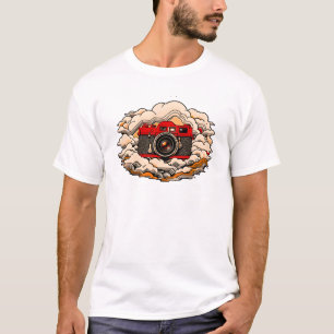 camera droom wolk fotografische blik t-shirt