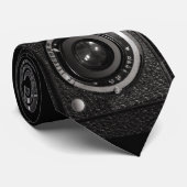 camera-effect op neecktie stropdas (Opgerold)