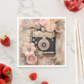  Camera en Bloemen voor Decoupage/Partijen Servet (Insitu)