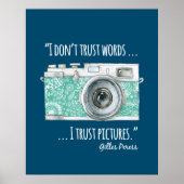  camera en quote poster (Voorkant)