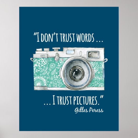  camera en quote poster (Voorkant)