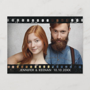  Camera Film Strip Foto Sla de datum op Aankondigingskaart