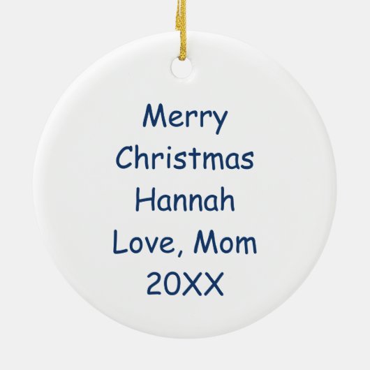  Camera Floral gepersonaliseerd Keramisch Ornament (Achterkant)