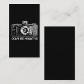 Camera fotograaf cameraman Fotografie Visitekaartje (Voorkant / Achterkant)