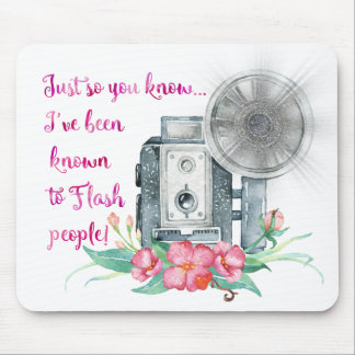 Camera fotograaf Flash Muismat