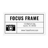 Camera Fotograaf Icon Lens Illustratie Sticker (Voorkant)