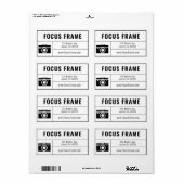 Camera Fotograaf Icon Lens Illustratie Sticker (Full Sheet)