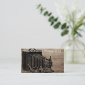 camera Fotograaf QR-code Visitekaartje (Staand voorkant)