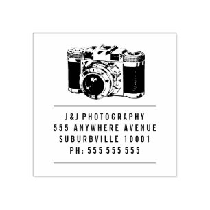 camera Fotograaf Rubberstempel