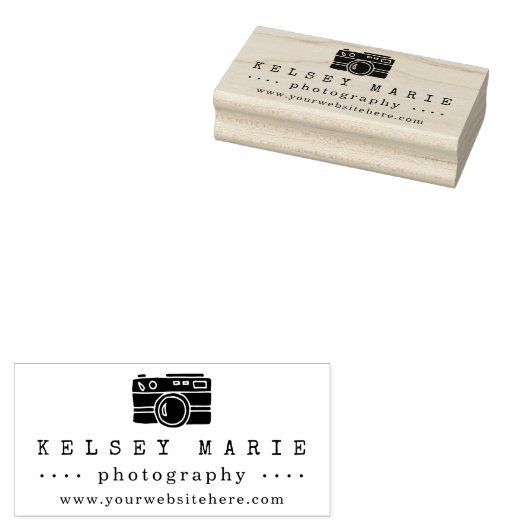  camera | Fotograaf Rubberstempel (Gestempeld)