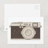 camera fotografie briefkaart (Voorkant / Achterkant)