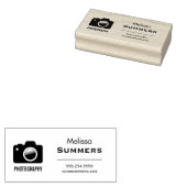 Camera Fotografie - Contactgegevens fotograaf Rubberstempel (Gestempeld)