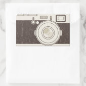  camera fotografie rechthoekige sticker (Tas)