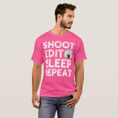 Camera fotografie t-shirt (Voorkant volledig)