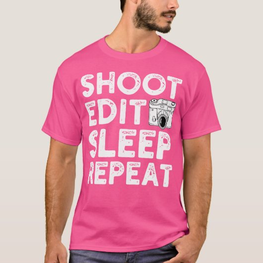 Camera fotografie t-shirt (Voorkant)