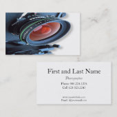 Camera fotografie visitekaartje (Voorkant / Achterkant)