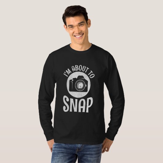 Camera Gear over magnetisch fotograferen T-shirt (Voorkant volledig)