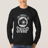 Camera Gear over magnetisch fotograferen T-shirt (Voorkant)