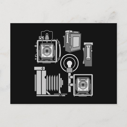 Camera Geschiedenis Funny Fotografie Briefkaart (Voorkant)