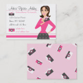 Camera Girl Visitekaartje (Voorkant / Achterkant)