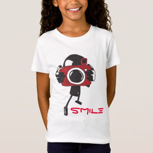 camera glimlach T-Shirt (Voorkant)