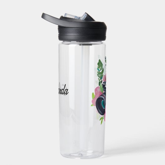  camera, groen gebladerte waterfles (Rechts)