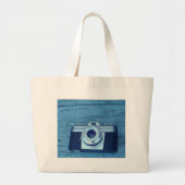 camera grote tote bag (Voorkant)