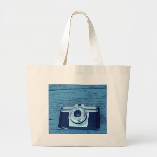  camera grote tote bag (Voorkant)