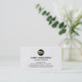 Camera Icon Camera Operator Premium Business Card Visitekaartje (Staand voorkant)