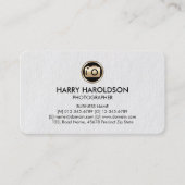 Camera Icon Fotograaf Premium Visitekaartje (Voorkant)