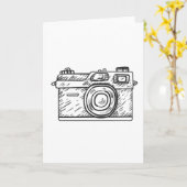 Camera Kaart (Gele Bloem)