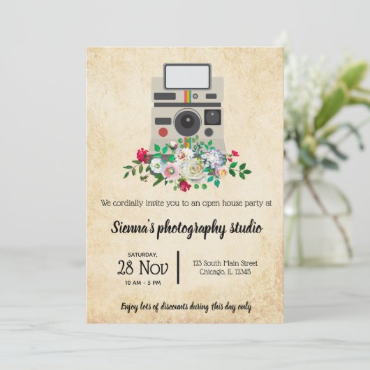 camera kaart (Staand voorkant)