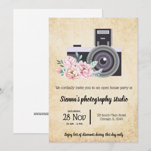  camera kaart (Voorkant / Achterkant)