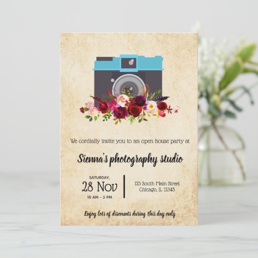  camera kaart (Staand voorkant)