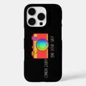 Camera klaar Neem je foto zwart Case-Mate iPhone Case (Achterkant)