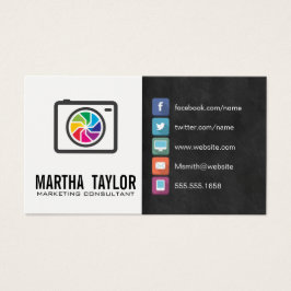 Camera | Kleurstoffen Visitekaartje