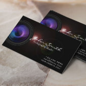 Camera Len & Light Flare fotografie Visitekaartje