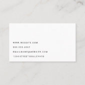 Camera Lens | Achtergrond Bokeh Visitekaartje (Achterkant)